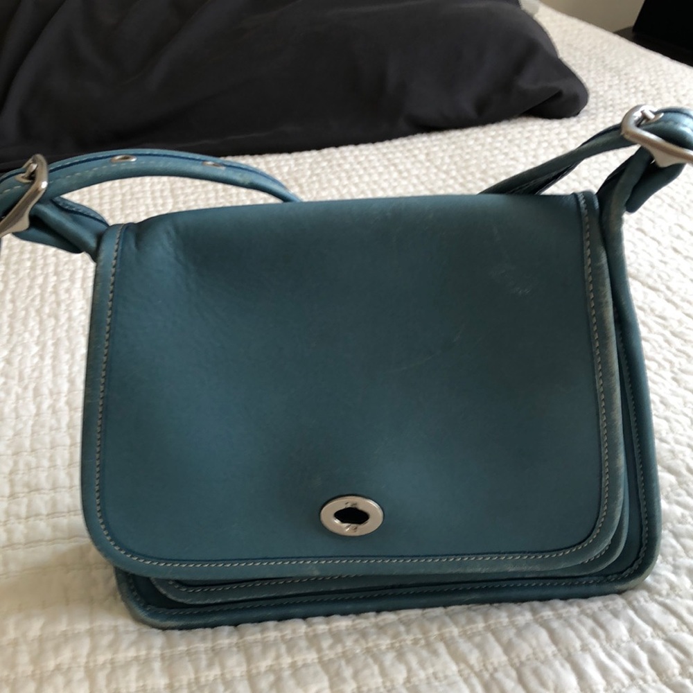 Vintage Coach saddle bag